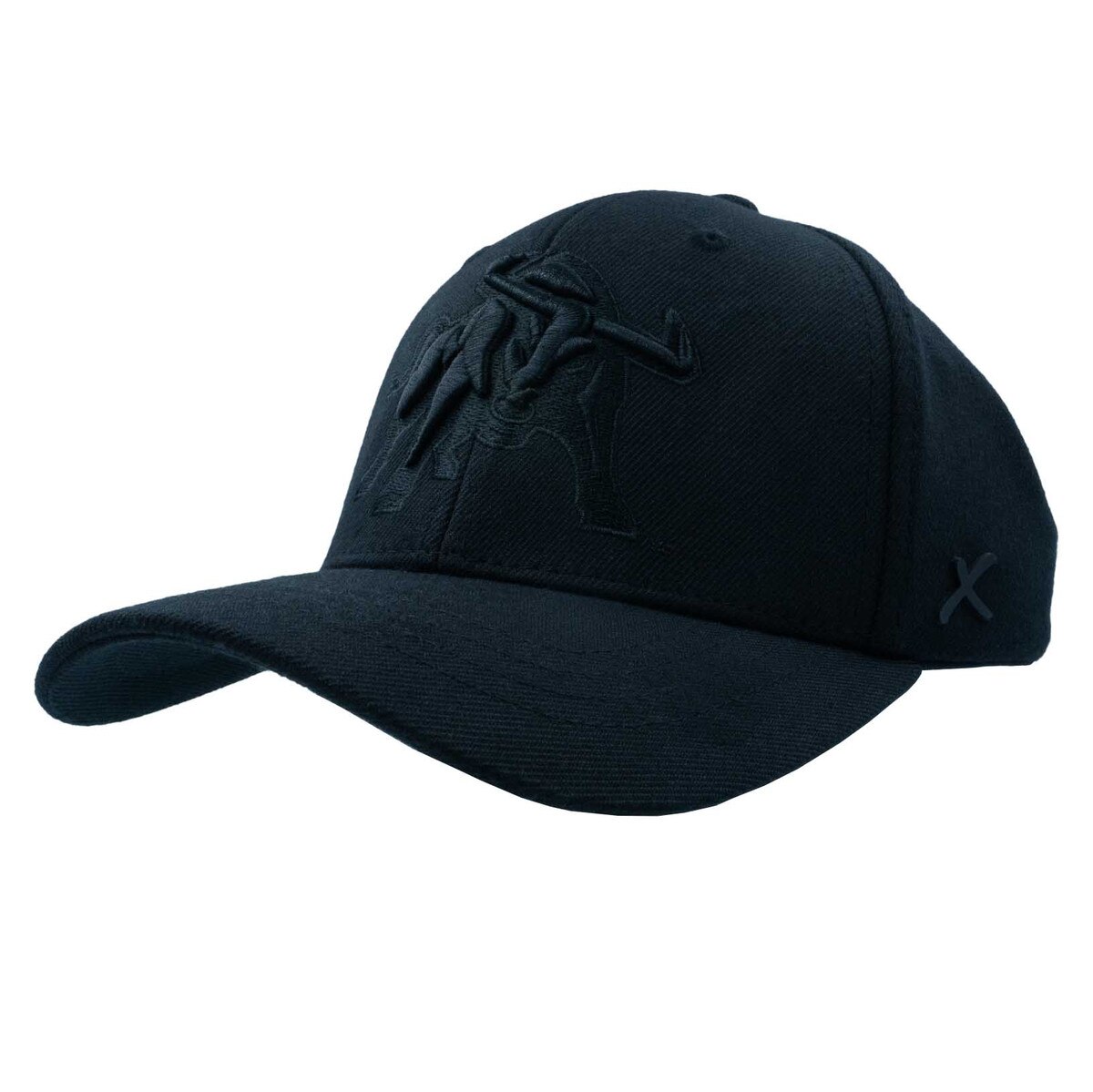 Blackout Aggie Bull Fitted Cap